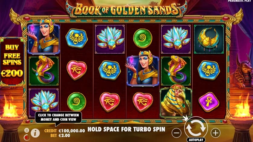 Spēlēt tagad - Book of Golden Sands