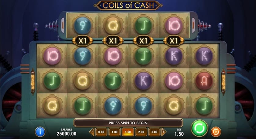 Spēlēt tagad - Coils of Cash