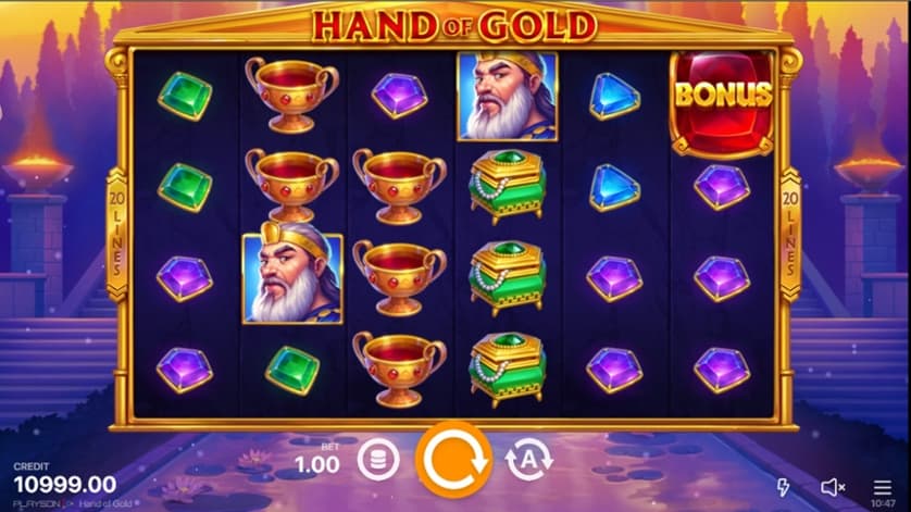 Spēlēt tagad - Hand of Gold