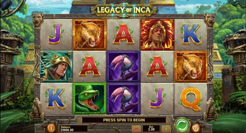 Spēlēt tagad - Legacy of Inca