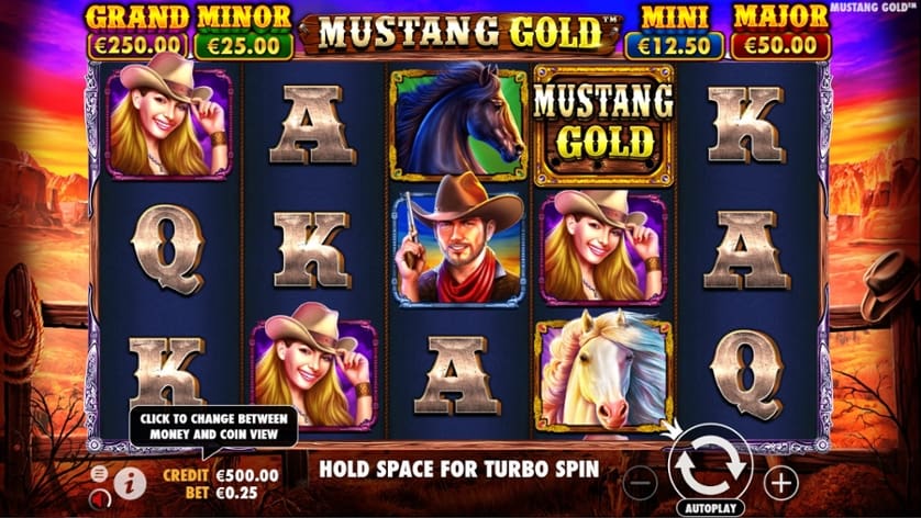 Spēlēt tagad - Mustang Gold