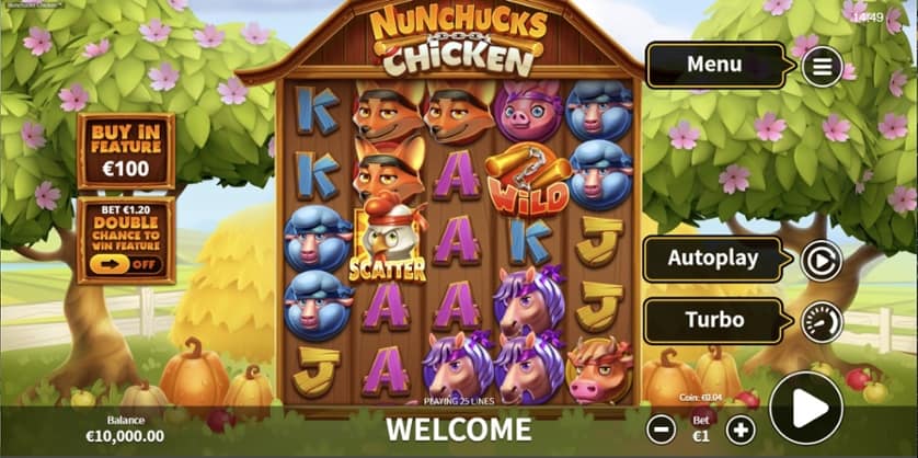Spēlēt tagad - Nunchucks Chicken
