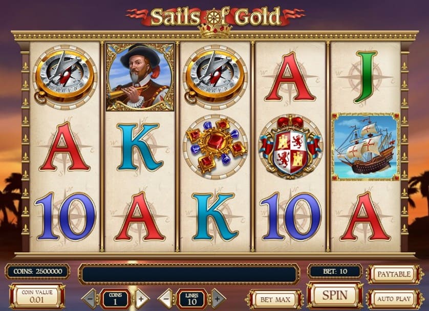Spēlēt tagad - Sails of Gold