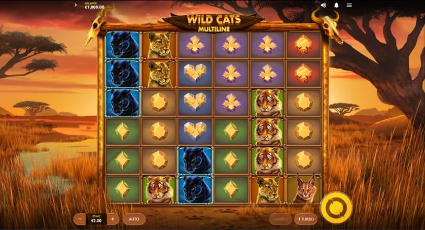 Spēlēt tagad - Wild Cats Multiline