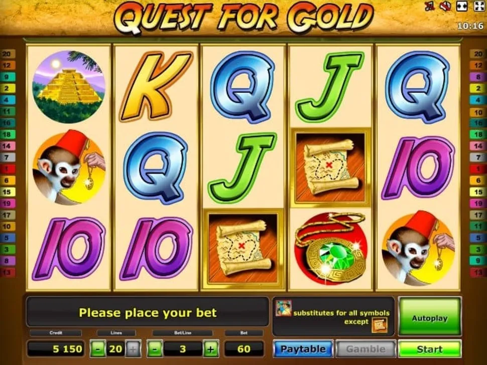 Spēlēt tagad - Quest for Gold