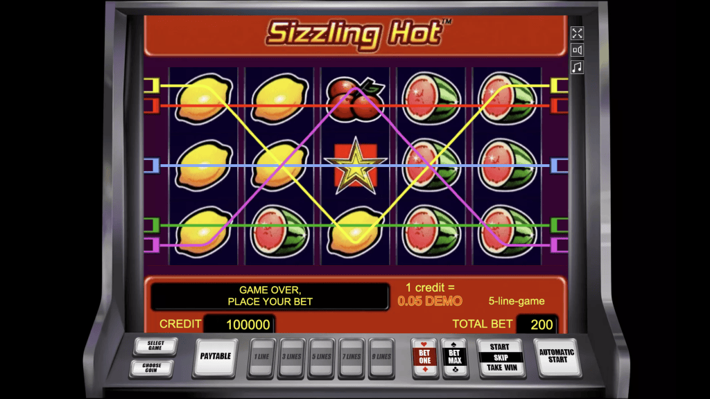 Sizzling Hot demo
