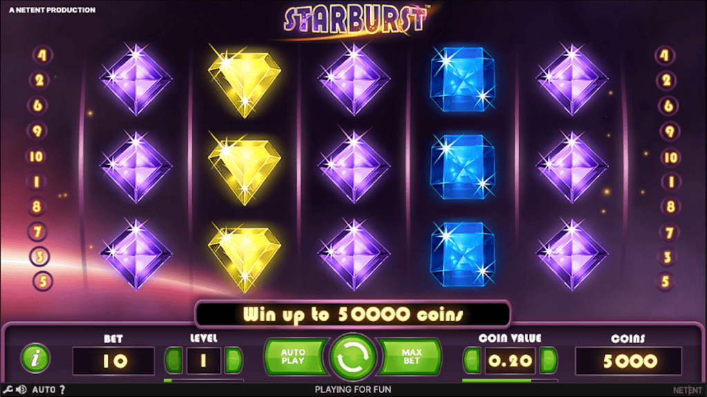 Starburst spēļu aparāts