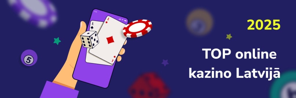 TOP online kazino Latvijā 2025