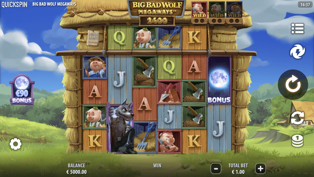 Big Bad Wolf Megaways demo spēle