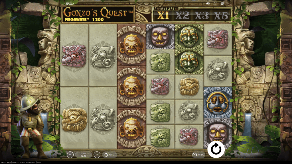 Spēlēt tagad - Gonzo’s Quest Megaways