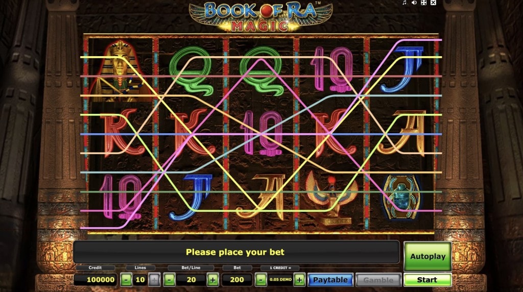 Spēlēt tagad - Book of Ra Magic