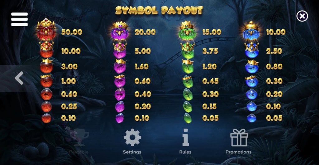 Pirots 2 simboli