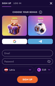 Izveidojiet savu kontu 