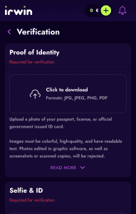 Verificējiet identitāti, kad nepieciešams 