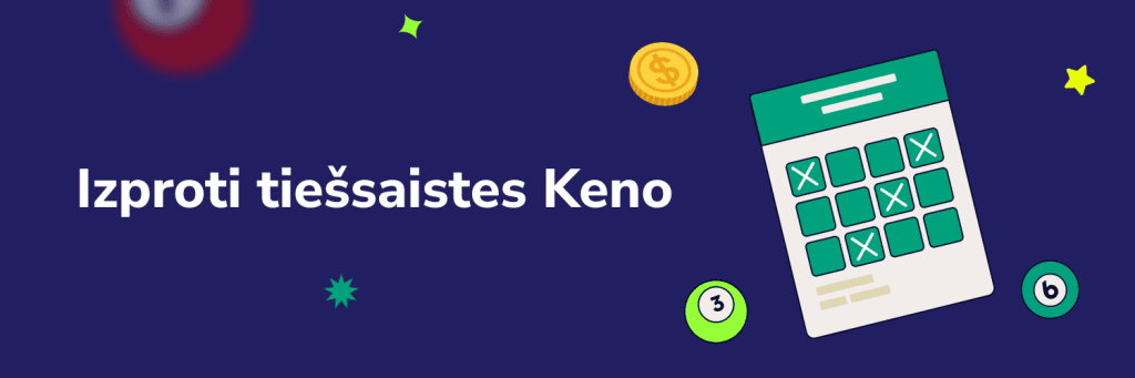 Izproti tiešsaistes
Keno