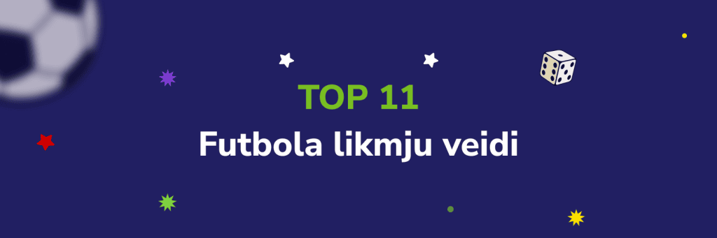 TOP 11 Futbola likmju veidi