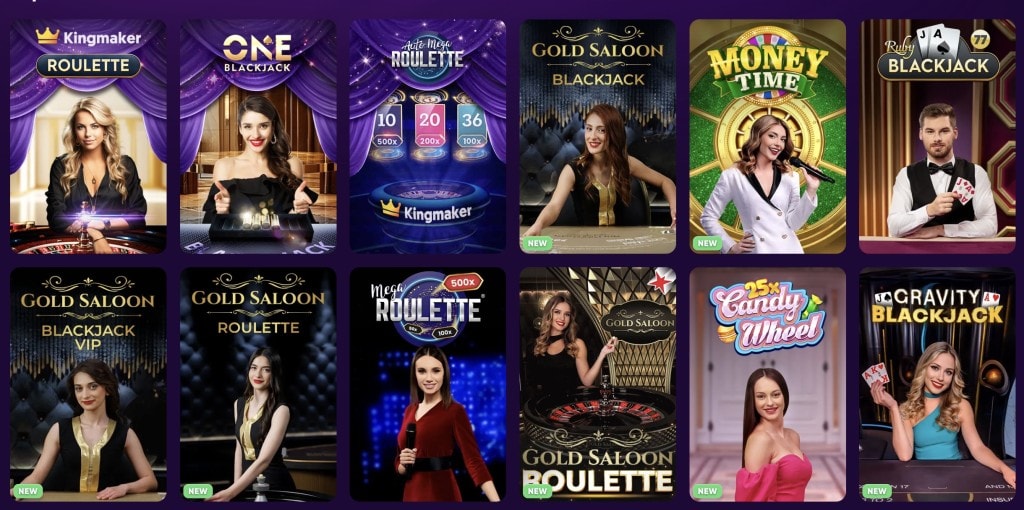 Kingmaker Live kazino