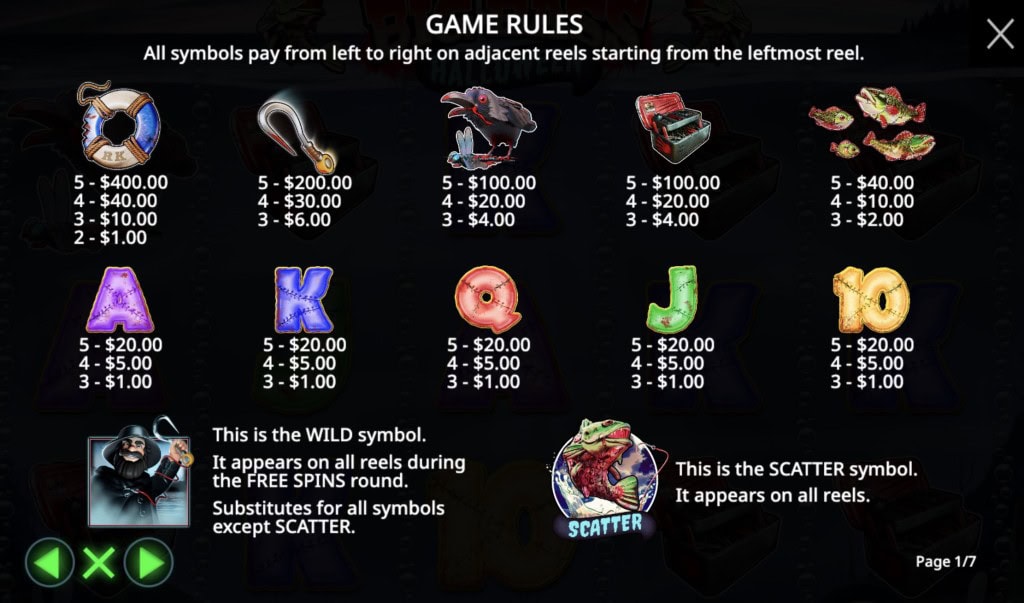 Big Bass Halloween Simboli