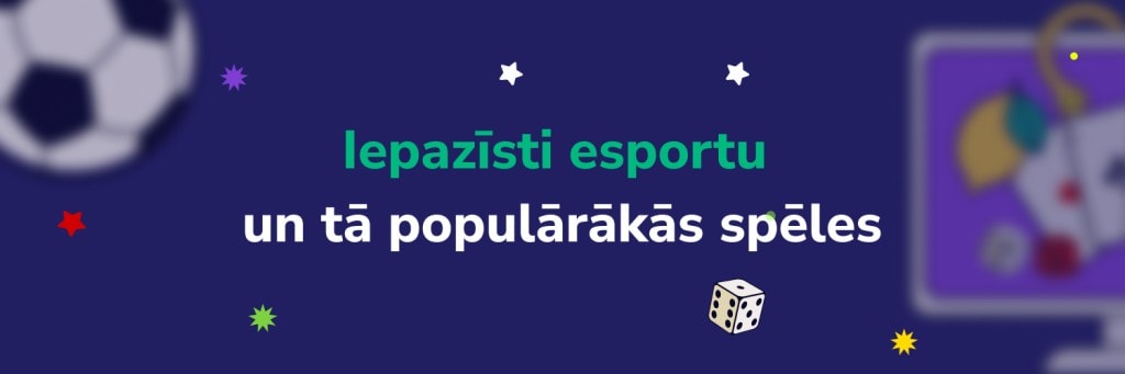 Iepazīsti esports un tā populārākās spēles