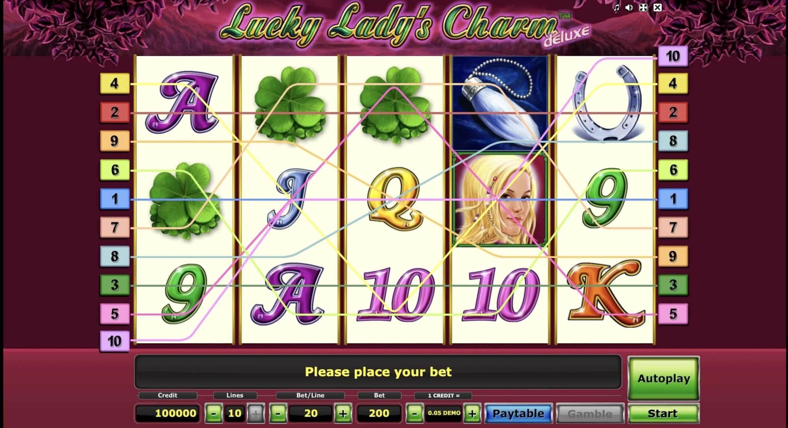 Lucky Lady’s Charm Deluxe Priekšskatījums