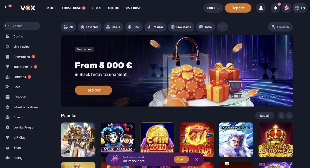 VOX casino 1