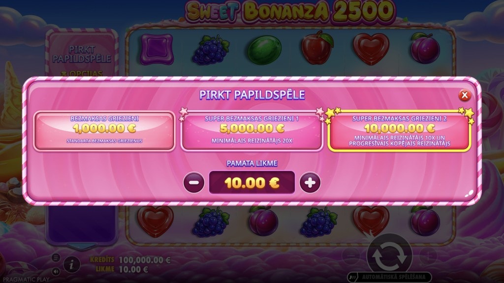 Bonus Buy jeb bonusa pirkšana