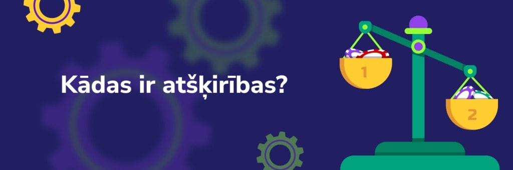 Kādas ir atšķirības?