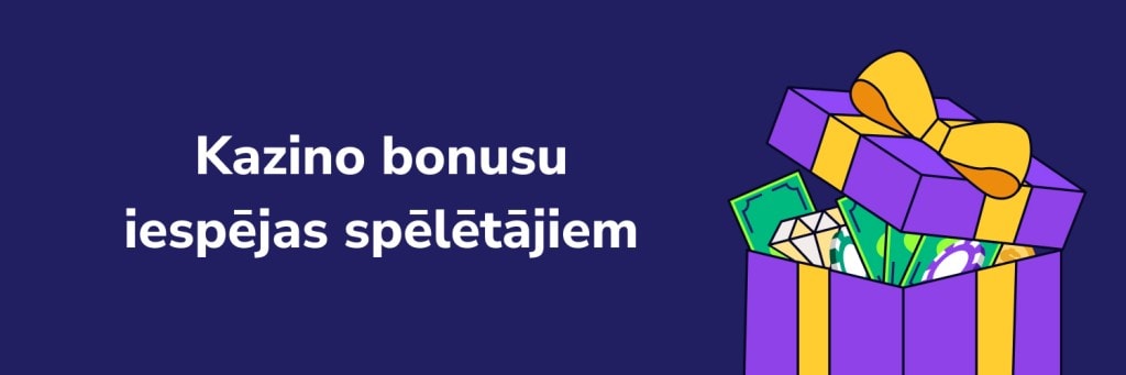 Kazino bonusu iespējas spēlētājiem