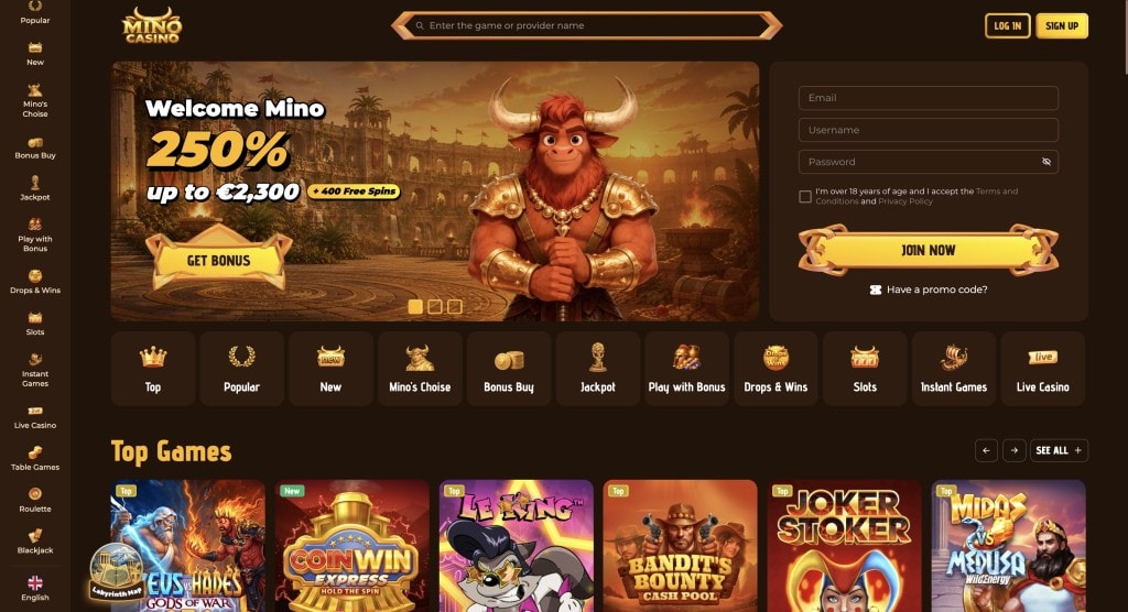 Mino casino 1