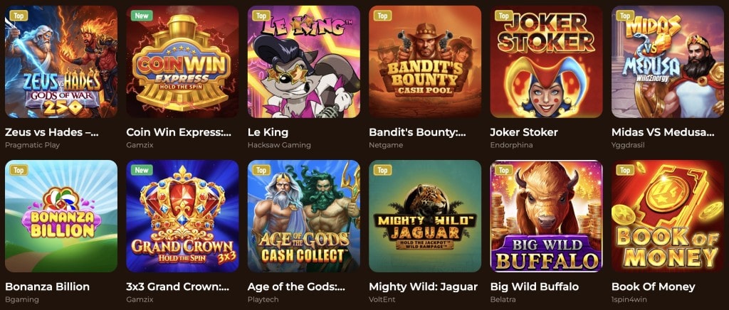 Mino casino spēles