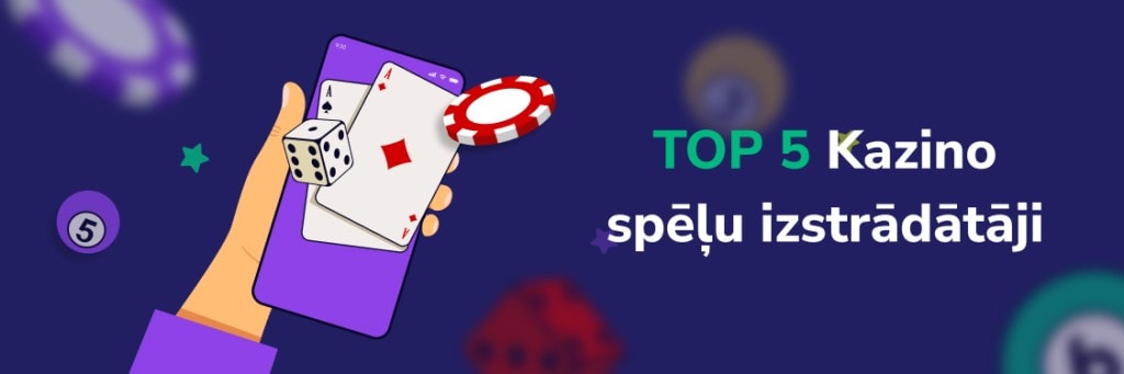 TOP 5 Kazino
spēļu izstrādātāji