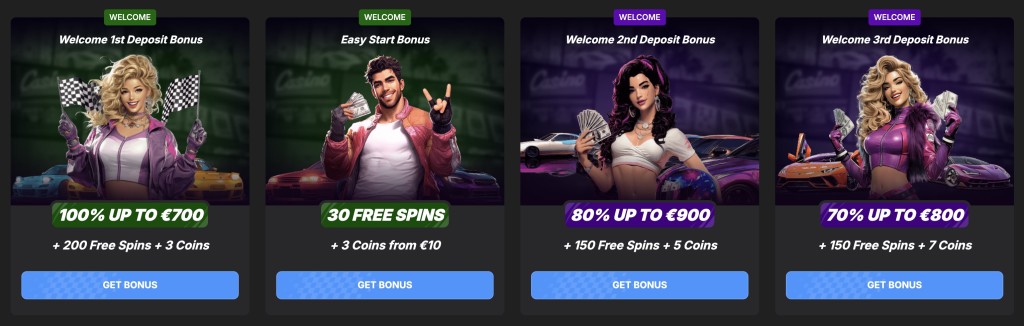 NeedForSpin kazino iepazīšanās bonusi